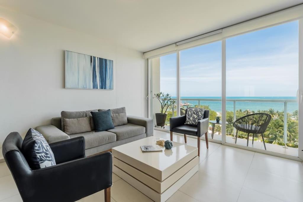 Reef Beachfront 3Bdr Apartment By Casa Paraiso Cancún Buitenkant foto