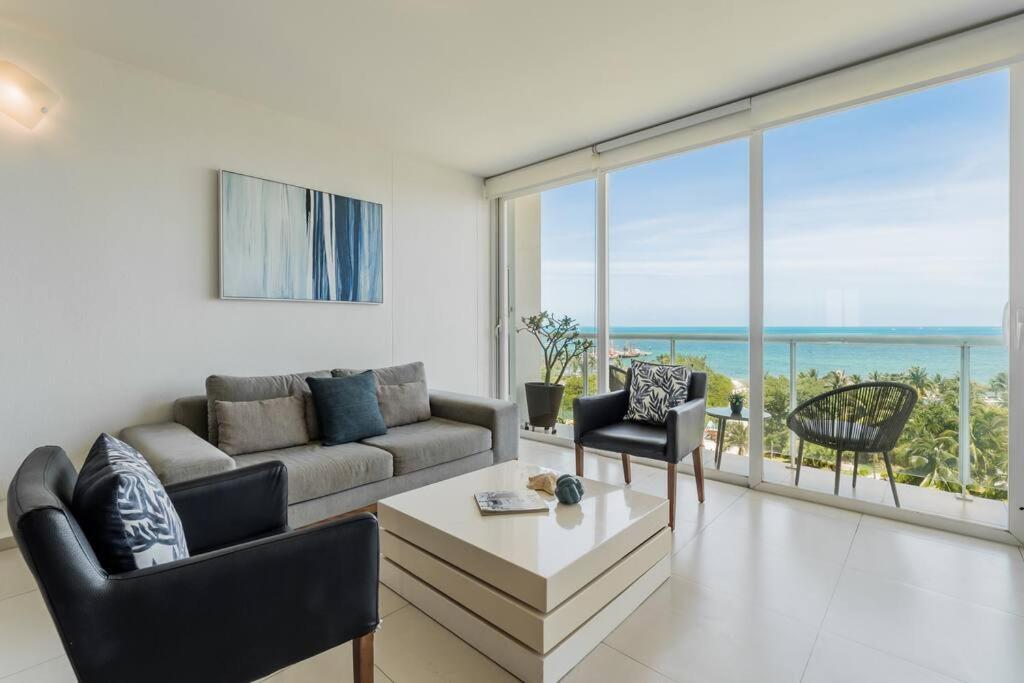 Reef Beachfront 3Bdr Apartment By Casa Paraiso Cancún Buitenkant foto